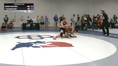 92 kg Cons. Rd Of 32 - Akeem Mitchell, Volcano Vista High School Wrestling vs Joaquin Ruiz, Protos Wrestling Club