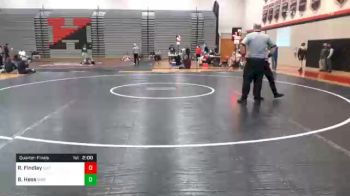 132 lbs Quarterfinal - Bryn Hess, Warwick vs Ryan Findlay, Elizabethtown