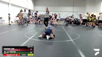 72 lbs Round 7 (8 Team) - Rylan Medved, OMP vs Hunter Carl, U2 Upstate Uprising White