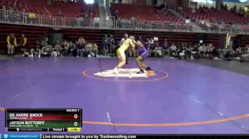 195 lbs Round 7 (8 Team) - De Andre Brock, Grand Island vs Jayson Bottorff, Papillion-La Vista