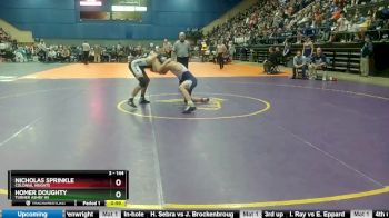 3 - 144 lbs Cons. Round 1 - Homer Doughty, Turner Ashby HS vs Nicholas Sprinkle, Colonial Heights