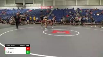 109 lbs Champ. Round 1 - Gavin Lewis, Peacock Wrestling Club vs Adrian Origel, Rensselaer Central