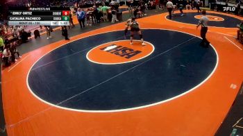 130 lbs Champ. Round 1 - Emily Ortiz, Zion (Z.-Benton) vs Catalina Pacheco, Seneca