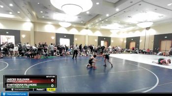 95 lbs Cons. Round 1 - D`Artagnan Fillmore, Wasatch Wrestling Club vs JaeCee Sullivan, Grantsville Wrestling Club