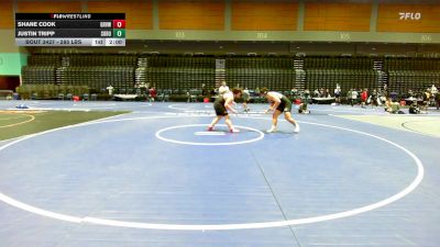 285 lbs Consi Of 8 #1 - Shane Cook, Grand View vs Justin Tripp, Southern Oregon