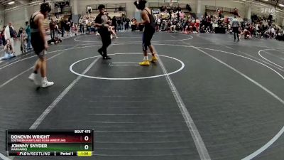 150 lbs 1st Place Match - Johnny Snyder, Warhawks vs Donovin Wright, Southern Maryland Rush Wrestling