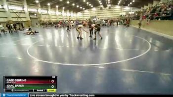 132 lbs Champ. Round 2 - Gage Gehring, Bountiful vs Isaac Baker, Wasatch