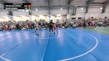 80 lbs Cons. Round 1 - Sir William Johnson, El Paso Supers Wrestling Club vs Mason Heredia, Randall Youth Wrestling Club