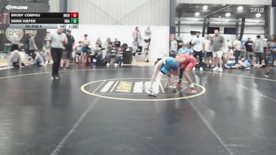109 lbs Rr Rnd 9 - Brody Compau, Michigan Premier Red - BHS vs Derik Kiefer, Roundtree Wrestling Academy - BHS