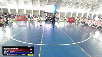 165 lbs 2nd Wrestleback (8 Team) - Justyce Simpson, Michigan vs Ethan Secoy, Georgia