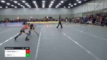 70 lbs Prelims - Jacob Dominguez, Sunkist Kids/Monster Garage vs Logan Barry, Mayo Quanchi Judo And Wrestling Club