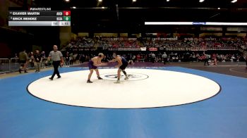 215 lbs Champ. Round 1 - Exavier Martin, Arkansas City HS vs Erick Mendez, Kansas City-Sumner Academy