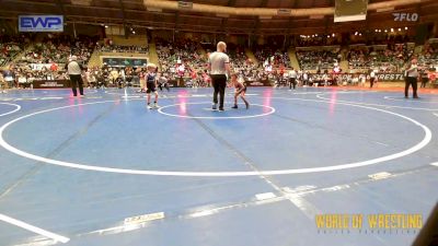 49 lbs Round Of 32 - Nixon Mendoza, MANTANONA-TC vs Hudson Mitchell, Wichita Wrestling Club