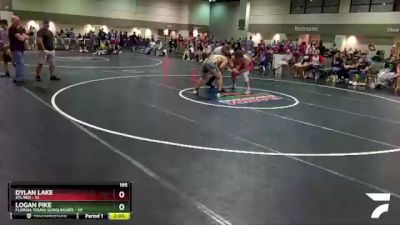 195 lbs Round 2 (6 Team) - Logan Pike, Florida Young Gunslingers vs Dylan Lake, STL Red