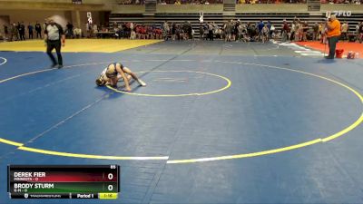 85 lbs Placement (4 Team) - Brody Sturm, K-M vs Derek Fier, Minneota