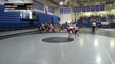 165 lbs Cons. Round 2 - Mark Lynott, Chicago vs Anthony Bauer, Loras