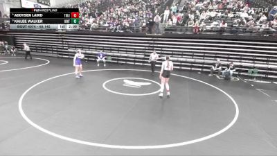 4A 145 lbs Champ. Round 1 - Kailee Walker, Uintah vs Addysen Laird, Tooele