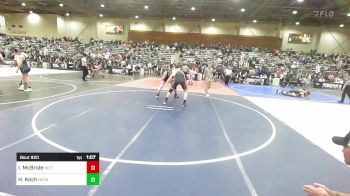 215 lbs Semifinal - Isaac McBride, No Team vs Hudson Koch, Nevada Elite