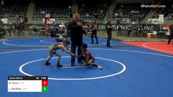 55 lbs Consolation - Maxwell Drew, Team Tulsa WC vs Jackson Beckley, Team Tulsa WC