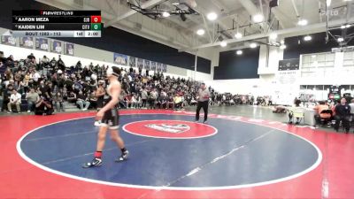 113 lbs Semifinal - Kaiden Lim, Citrus Valley vs Aaron Meza, St. John Bosco