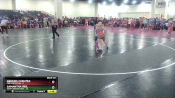 130 lbs Round 5 (8 Team) - Genesis Fuentes, Pink Predators vs Samantha Reil, South Dakota Heat