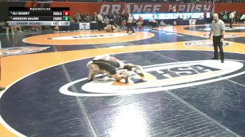 1A 144 lbs Champ. Round 1 - Eli Mabry, Vandalia vs Arrison Bauer, Lena (L.-Winslow)