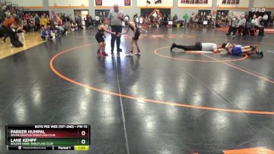 PW-15 lbs Quarterfinal - Parker Humpal, Solon Spartan Wrestling Club vs Lane Kempf, Golden Hawk Wrestling Club