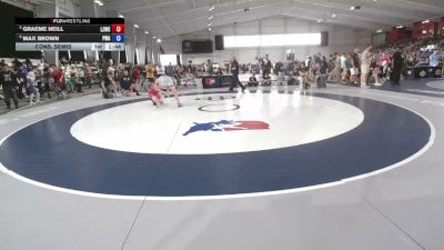 155 lbs Cons. Semis - Graeme Neill, Lake Zurich Wrestling Club vs Max Brown, Psf Wrestling Academy