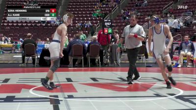 114 lbs Consi 1 - Ezra Henning, Spring Grove vs A.J. Kane, Council Rock North