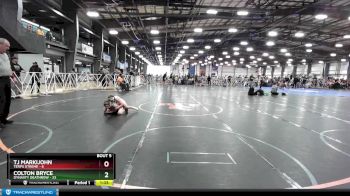 76 lbs Rd# 3 12:00pm Friday - Colton Bryce, Dynasty Deathrow vs TJ Markijohn, Terps Xtreme