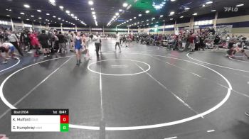 116 lbs Consi Of 8 #2 - Kadin Mulford, Colorado Outlaws vs Cael Humphrey, High Desert WC