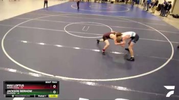 110 lbs Round 1 - Jackson Berhow, Brainerd vs Max Loftus, Dover-Eyota