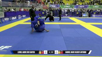 Gabriel Marc Gilbert Antonini vs Leonel Andre Dos Santos 2025 Brasileiro Jiu-Jitsu IBJJF