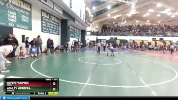 119 lbs Champ. Round 1 - Aspen Pugmire, Kuna vs Ashley Herrera, Syringa