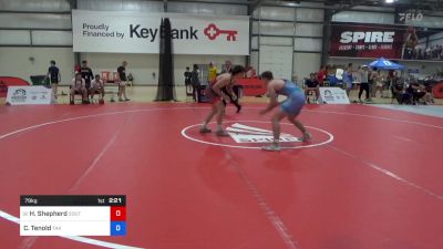 79 kg Consi Of 64 #2 - Hayden Shepherd, Southern Illinois Regional Training Center vs Cade Tenold, Tar Heel Wrestling Club