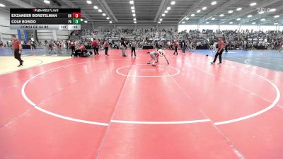 106 lbs Consi Of 64 #2 - Exzander Borstelman, OH vs Cole Borzio, PA