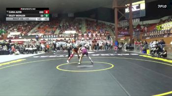 125 lbs Cons. Round 1 - Riley Mohler, Silver Lake Hs vs Cara Altis, Columbus Hs