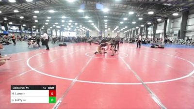 142 lbs Consi Of 32 #2 - Hunter Luna, CA vs Cash Curry, WV