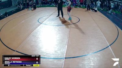 126 lbs Quarterfinal - Hailey Worden, Nevada vs Briella Reynoso, Arizona