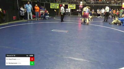 250 lbs Round Of 16 - Devin Kaufman, Glendale vs Owen Nickerson, Corry