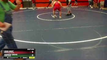 220 lbs Quarterfinal - Andrew Grove, Creek Wood vs John Geist, Cookeville Youth