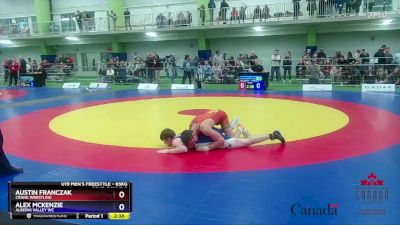 65kg Cons. Round 2 - Austin Franczak, Crank Wrestling vs Alex McKenzie, Alberni Valley WC