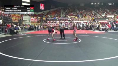 113 lbs Quarterfinal - Harry Costa, Wamego Hs vs Trenton Richwine, Rose Hill