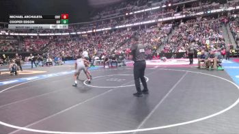 120-2A Semifinal - Michael Archuleta, Center vs Cooper Edson, Sedgwick County/Fleming