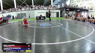 102 lbs Round 1 (6 Team) - Remy Whitney, Oklahoma vs Charlotte Crowston, North Dakota