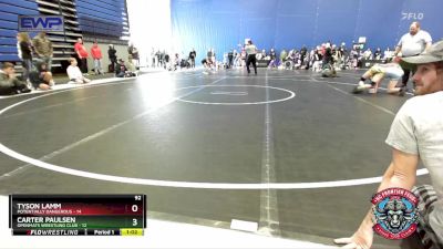 92 lbs Round 2 (4 Team) - Carter Paulsen, OpenMats Wrestling Club vs Tyson Lamm, Potentially Dangerous