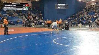 215 lbs Cons. Round 6 - Thomas Kellas, Blair Academy vs Bradley DiMiglio, Malvern Prep