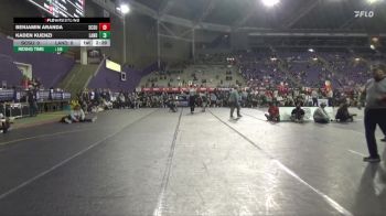 125 lbs Quarters & 1st Wb (16 Team) - Benjamin Aranda, St. Cloud State vs Kaden Kuenzi, Lander