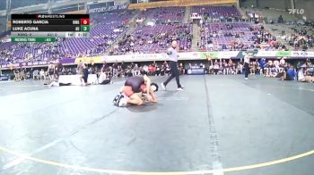 125 lbs Quarters & 1st Wb (16 Team) - Luke Acuna, Ashland vs Roberto Garcia, King