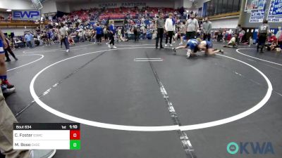 100 lbs Rr Rnd 2 - Cru Foster, D3 Wrestling Cluib vs Mac Boso, Choctaw Ironman